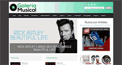Desktop Screenshot of galeriamusical.com.br