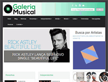 Tablet Screenshot of galeriamusical.com.br